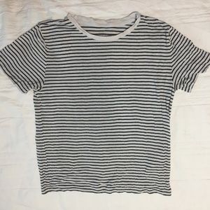 Abercrombie Striped Short Sleeve Top